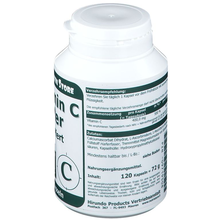 Vitamin C Ester gepuffert 400 mg vegetarisch 120 St Shop Apotheke