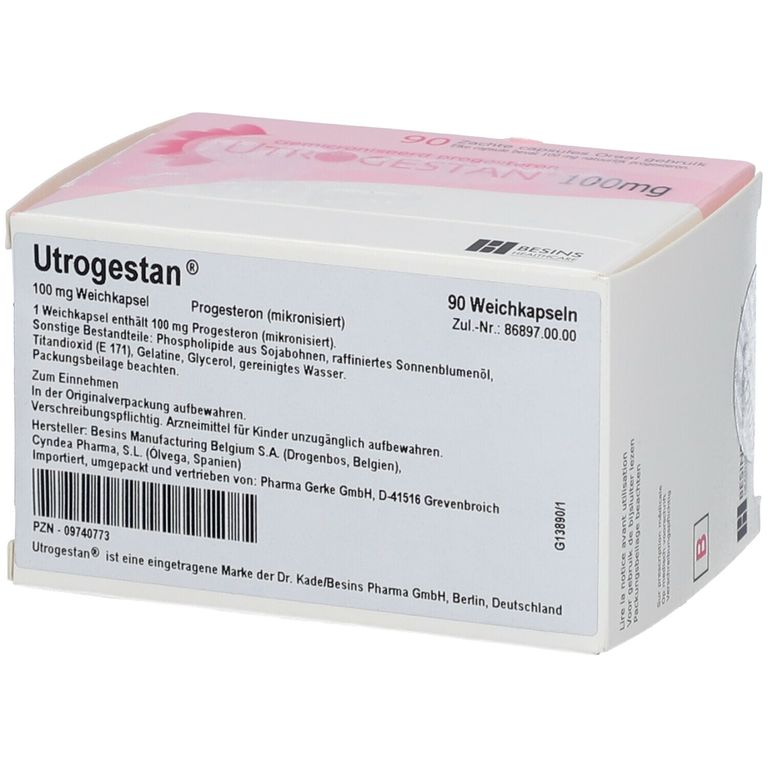 Utrogestan 100 mg 90 St mit dem ERezept kaufen Shop Apotheke