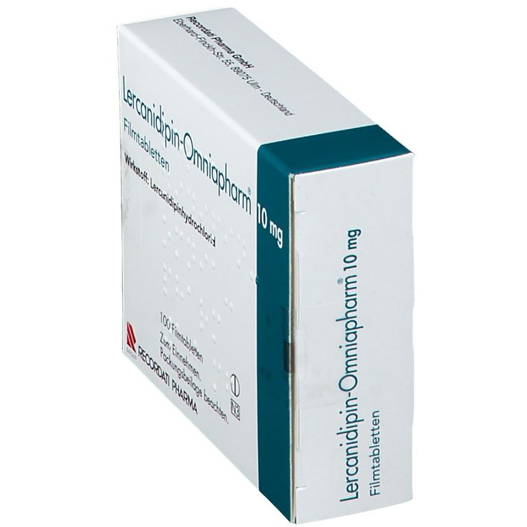 Lercanidipin-Omniapharm® 10 mg 100 St mit dem E-Rezept kaufen - Shop