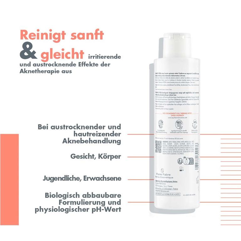 Avène Cleanance HYDRA Beruhigende Reinigungscreme - bei Akne 200 ml ...