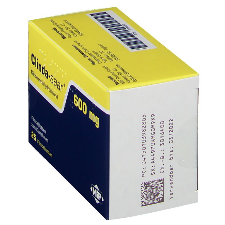 Clindasaar® 600 mg 25 St mit dem ERezept kaufen Shop Apotheke