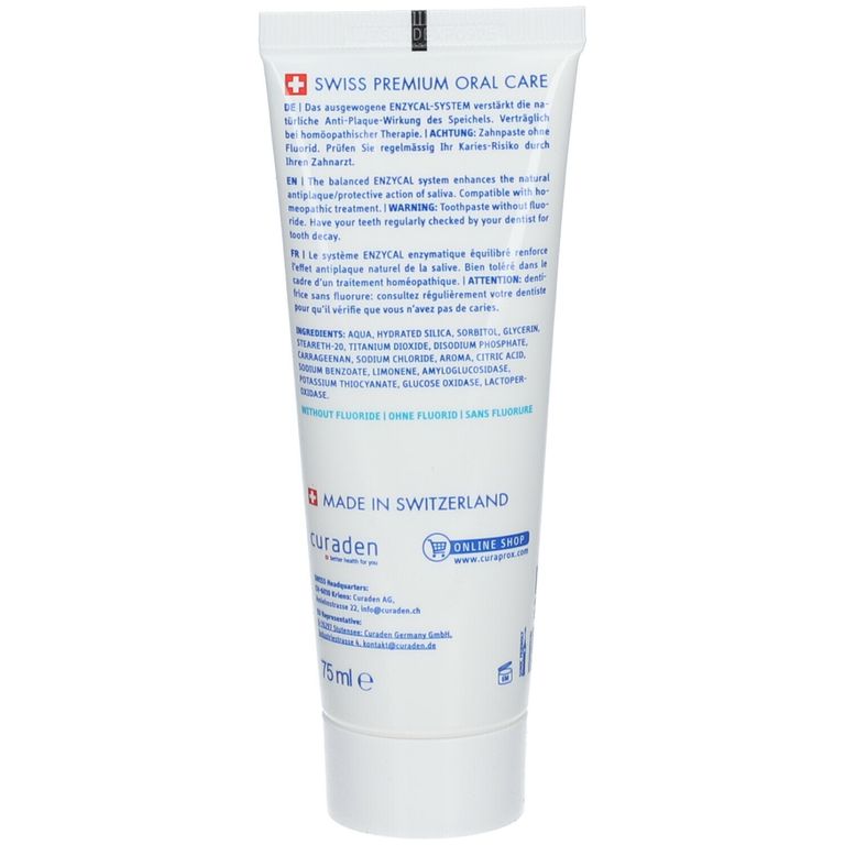 Curaprox® enzycal zero 75 ml - Shop Apotheke