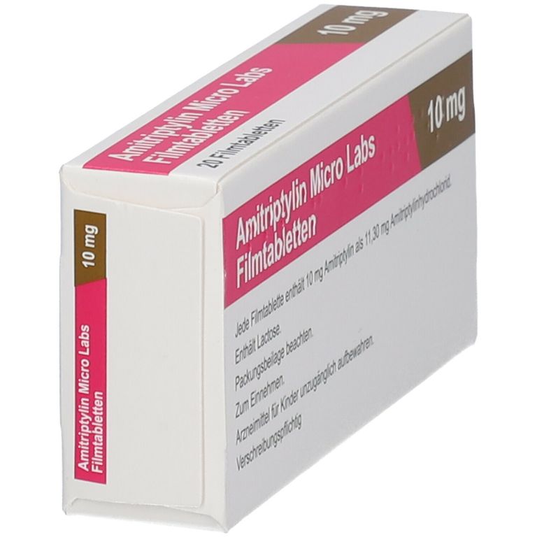 Amitriptylin micro labs 10 mg 20 St mit dem E-Rezept kaufen - Shop Apotheke