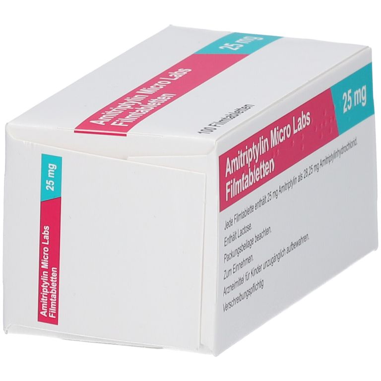 Amitriptylin Micro Labs 25 mg 100 St mit dem ERezept kaufen Shop Apotheke
