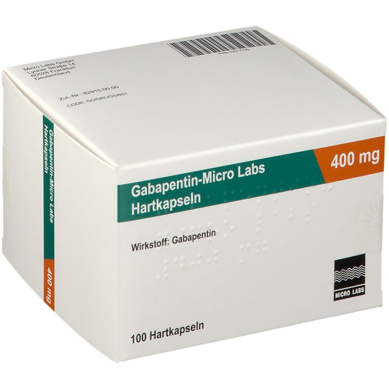 Gabapentin Micro Labs 400 mg 100