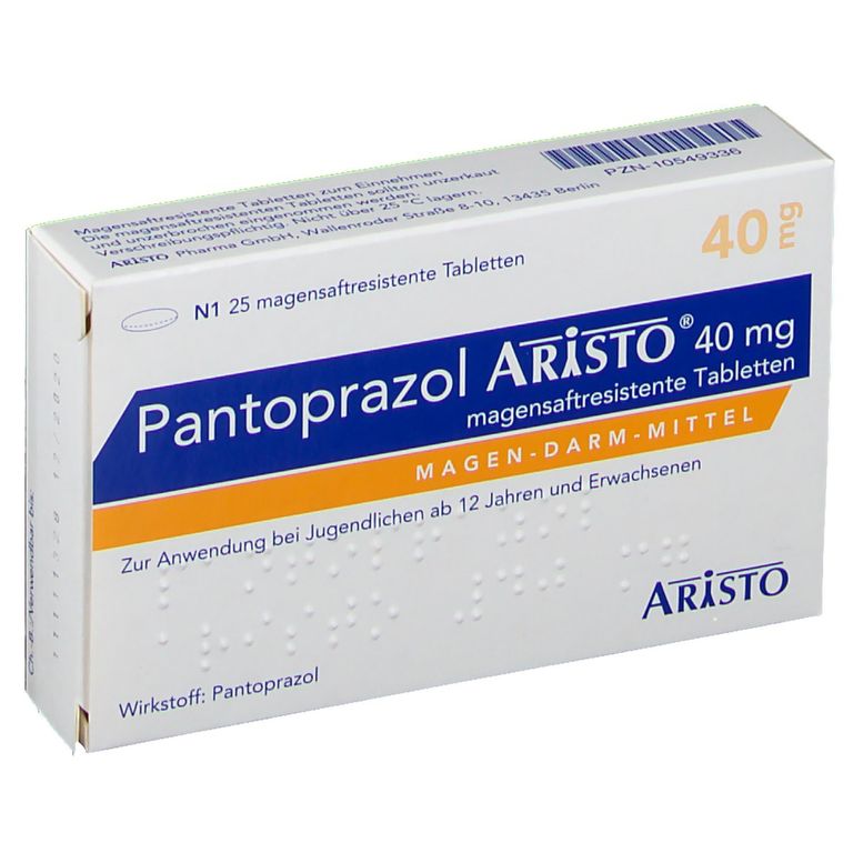 Pantoprazol Aristo® 40 mg 25 St mit dem E-Rezept kaufen - Shop Apotheke