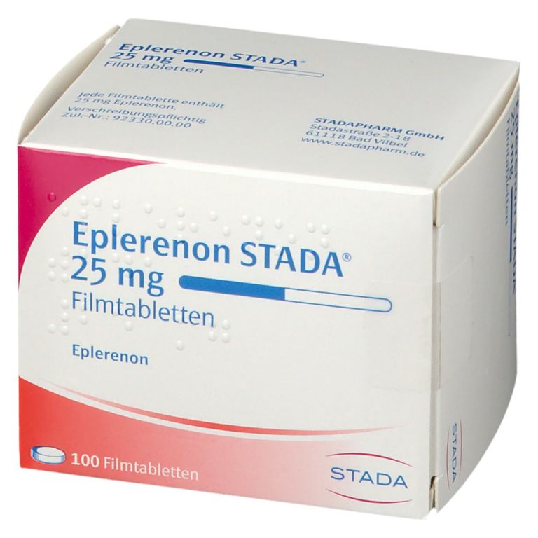 Eplerenon STADA® 25 mg 100 St mit dem E-Rezept kaufen - Shop Apotheke