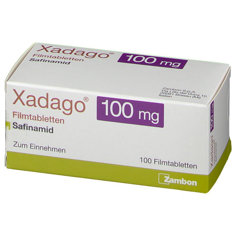Xadago® 100 mg 100 St mit dem ERezept kaufen Shop Apotheke