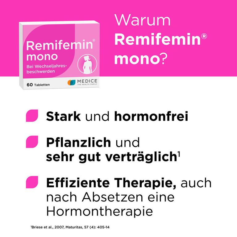 Remifemin Mono Bei Wechseljahresbeschwerden 60 St - Shop Apotheke