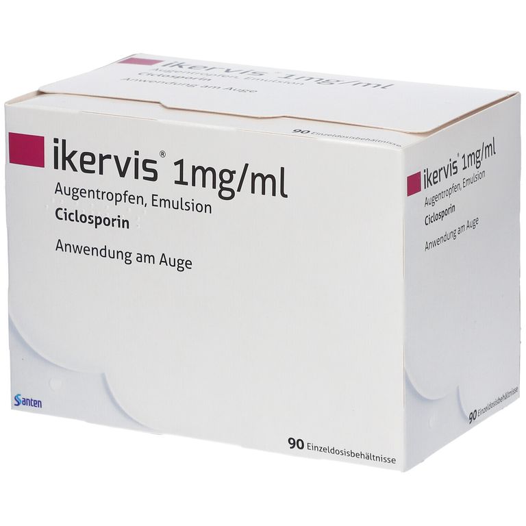 ikervis® 1 mg/ml 90x0,3 ml mit dem ERezept kaufen Shop Apotheke