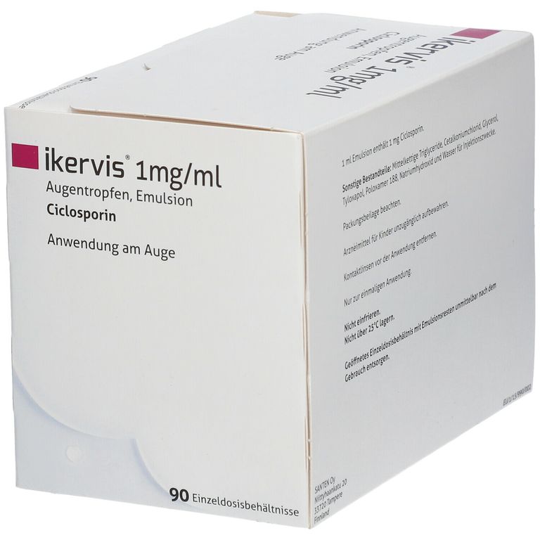 ikervis® 1 mg/ml 90x0,3 ml mit dem ERezept kaufen Shop Apotheke