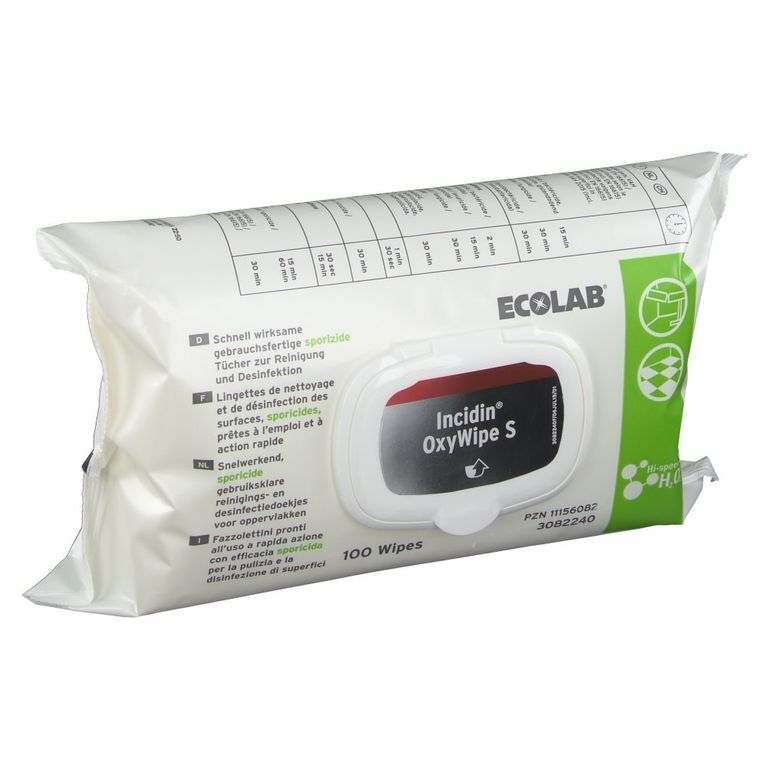 ECOLAB® Incidin® Oxy Wipe S 1x100 St Shop Apotheke