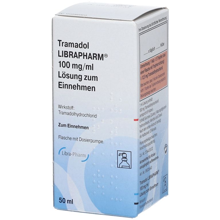 Tramadol LIBRAPHARM® 100 mg/ml 50 ml mit dem E-Rezept kaufen - Shop ...