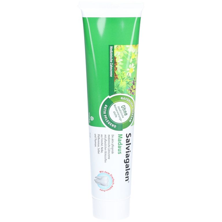 Salviagalen Madaus Medizinische Zahnpasta ohne Fluorid 75 ml Shop Apotheke