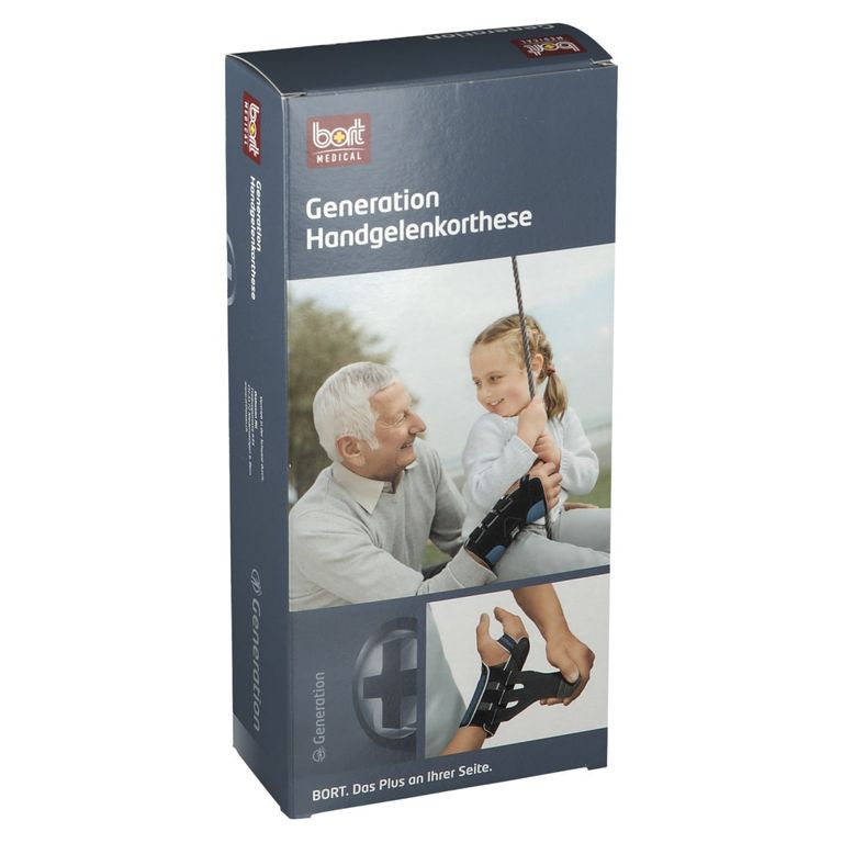 Bort SellaTex Handgelenkorthese Grau XL Links - Orthopädische Schiene Für Handgelenkstütze