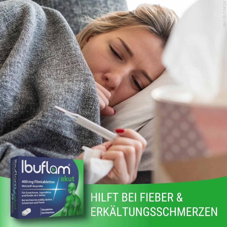 Ibuflam akut 400 mg Ibuprofen Schmerztabletten | Bei Schmerzen und