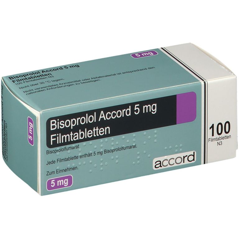 Bisoprolol Accord 5 mg 100 St mit dem E-Rezept kaufen - Shop Apotheke