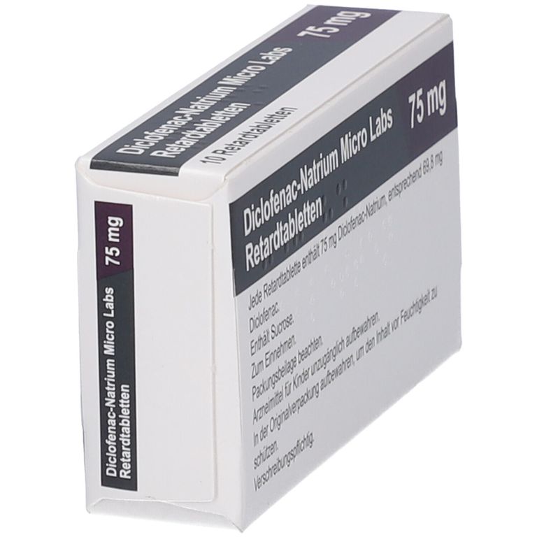 Diclofenac-Natrium Micro Labs 75 mg 10 St mit dem E-Rezept kaufen