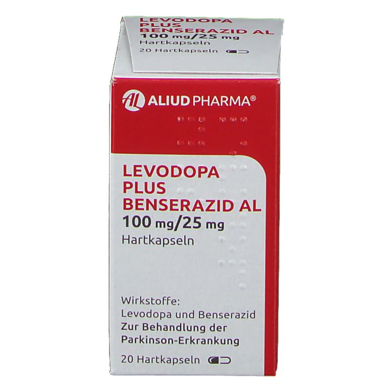 Levodopa Plus Benserazid AL 100 mg/25 mg 20 St mit dem E-Rezept kaufen ...
