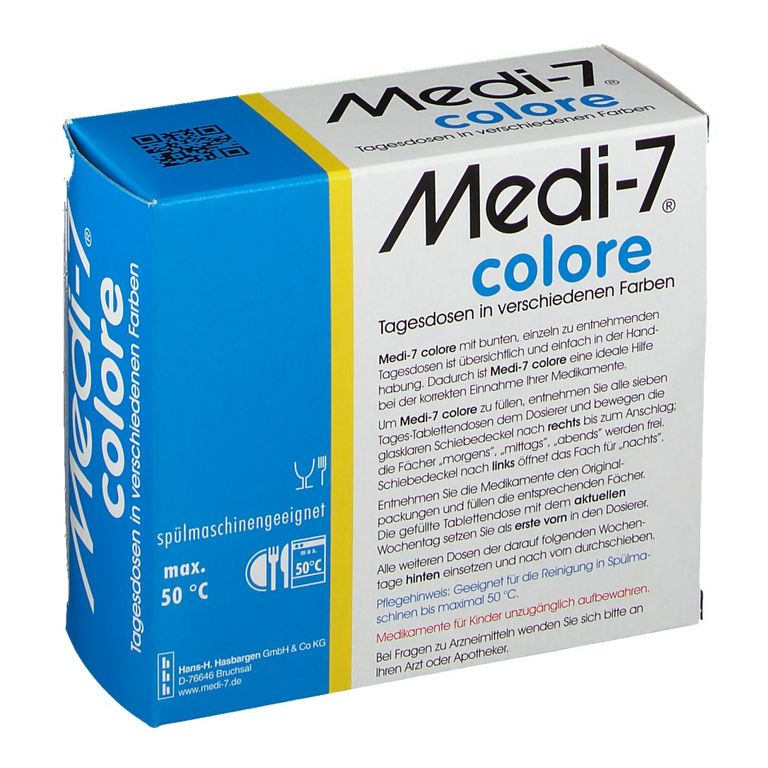 Medi-7 Medikamentendosierer für 7 Tage colore 1 St - Shop Apotheke