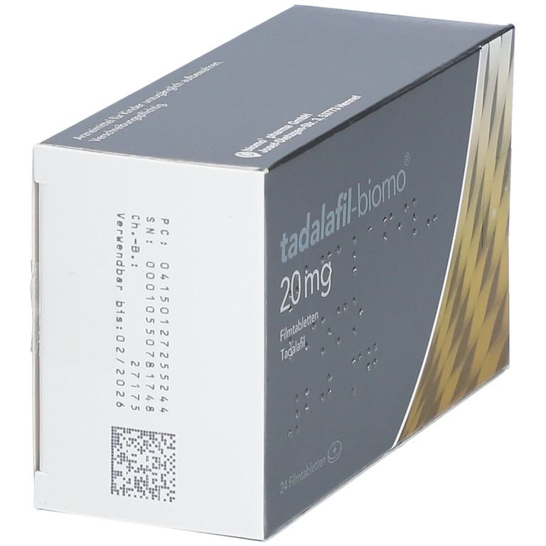 tadalafilbiomo® 20 mg 24 St