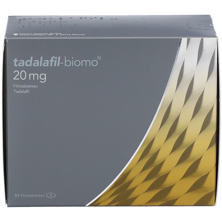 tadalafilbiomo® 20 mg 84 St mit