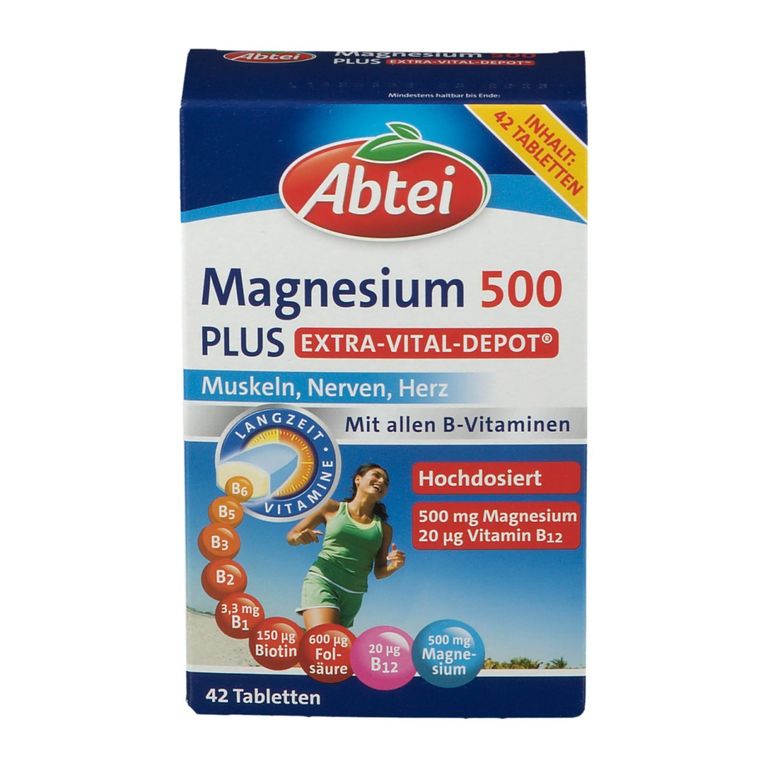 Abtei Magnesium Plus Extra Vital Depot St Shop Apotheke