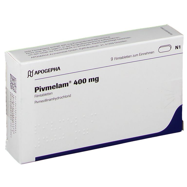 Pivmelam® 400 mg 9 St mit dem E-Rezept kaufen - Shop Apotheke