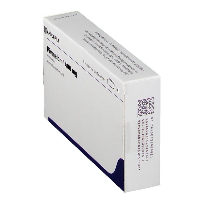 Pivmelam® 400 mg 9 St mit dem E-Rezept kaufen - Shop Apotheke