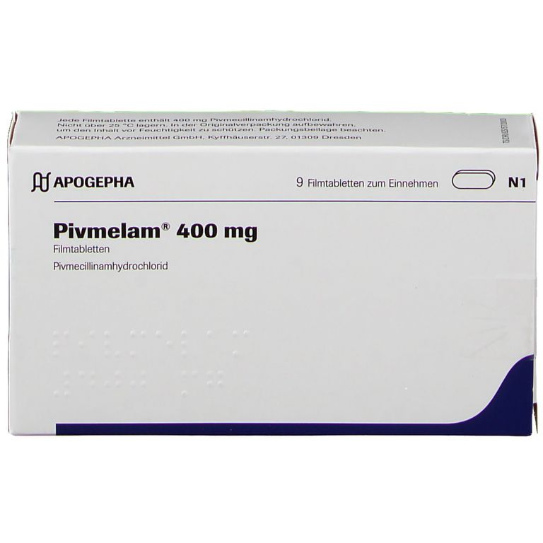 Pivmelam® 400 mg 9 St mit dem E-Rezept kaufen - Shop Apotheke
