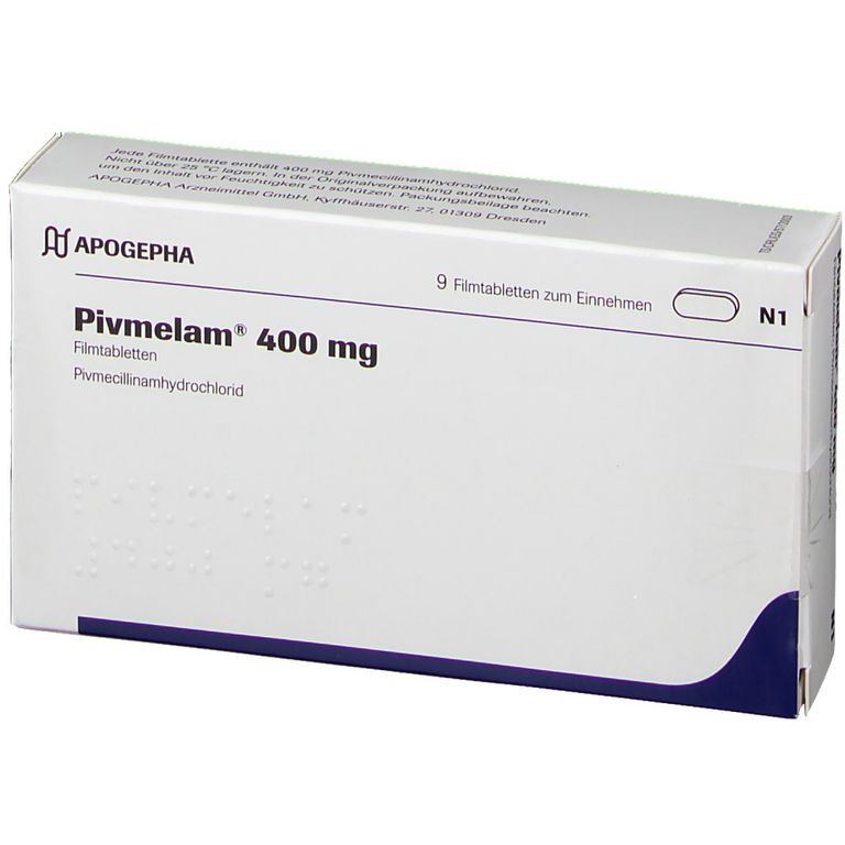 Pivmelam® 400 mg 9 St mit dem E-Rezept kaufen - Shop Apotheke