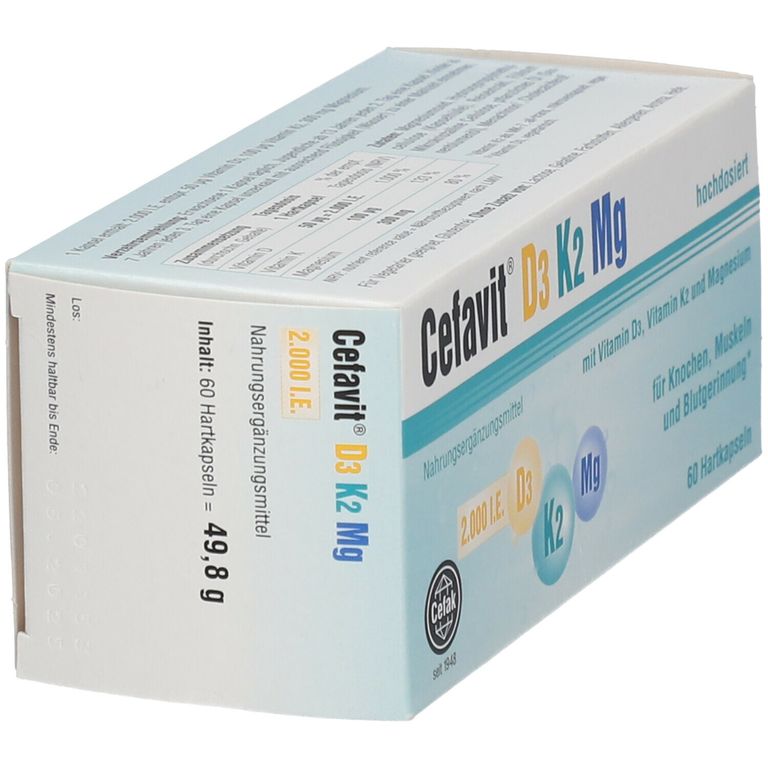 Cefavit® D3 K2 Mg 60 St Shop Apotheke