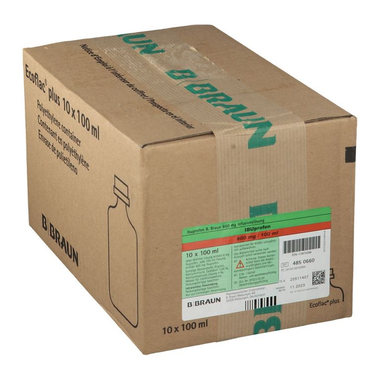 Ibuprofen B. Braun 600 mg 10x100 ml mit dem ERezept kaufen Shop Apotheke