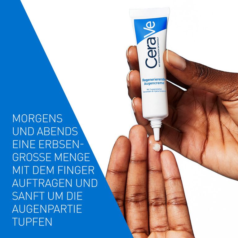 ALIIP Koffein Augenserum Mit 360° Massageball, 20 G – Gegen Augenringe & Falten, Mit Hyaluronsäure, Für Frauen & Männer