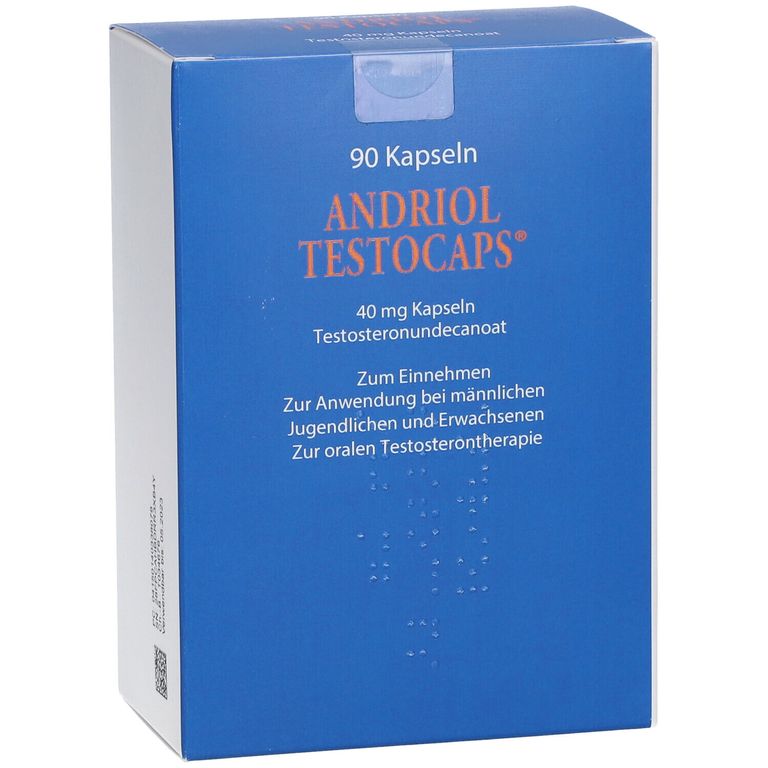 Hom Testocaps Andriol Testocaps 40 mg 90 St mit dem E-Rezept kaufen – Shop Apotheke