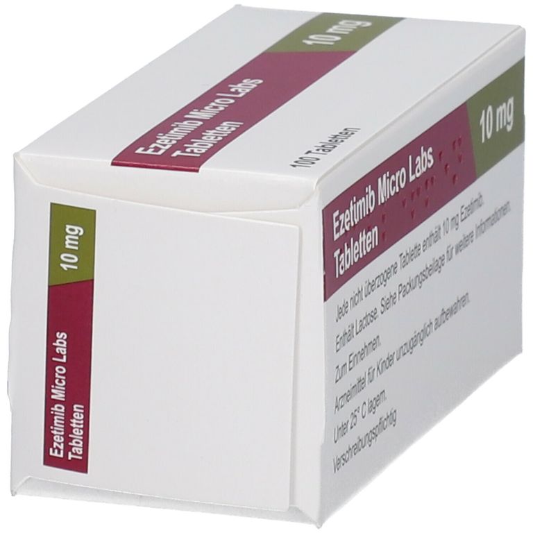 Ezetimib Micro Labs 10 mg 100 St mit dem E-Rezept kaufen - Shop Apotheke