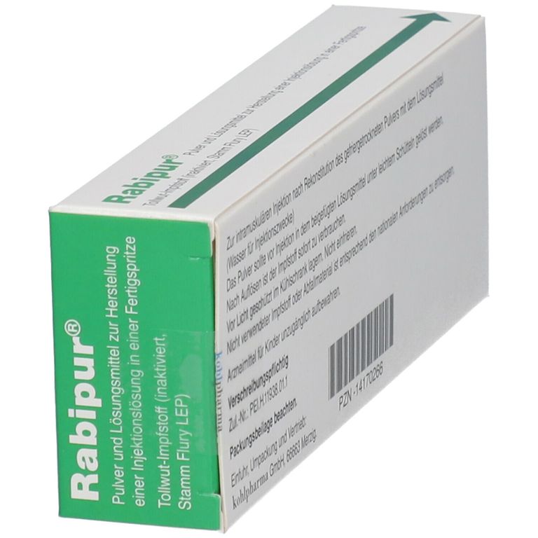Rabipur 1 St mit dem E-Rezept kaufen - Shop Apotheke