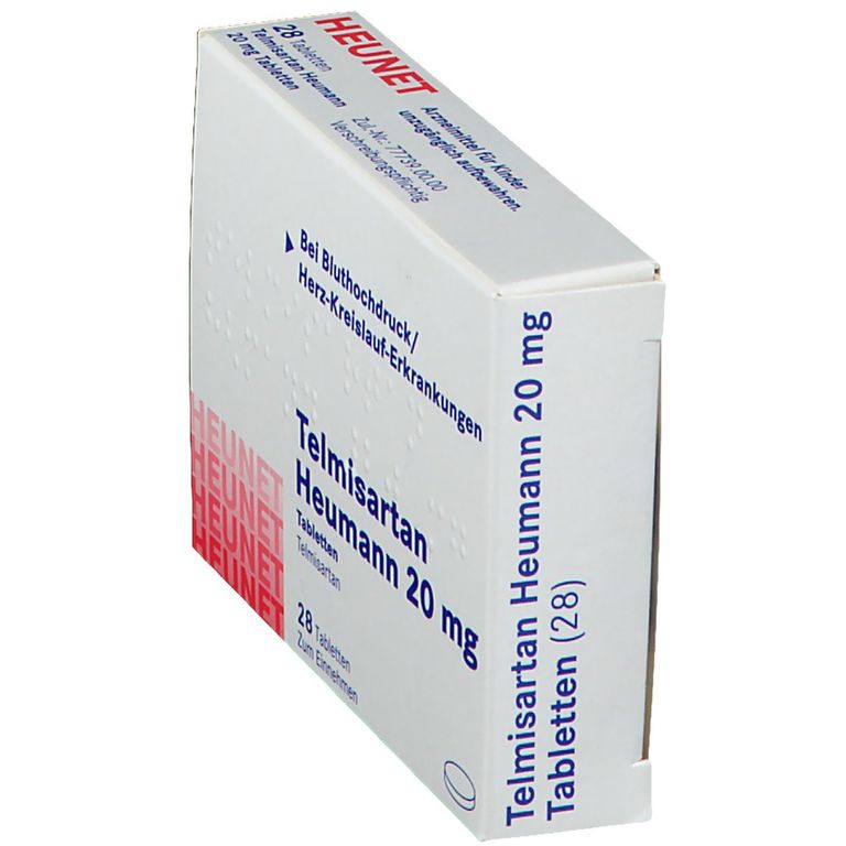 Telmisartan Heumann 20 Mg/ – Telmisartan Heumann Beipackzettel – OKZAA