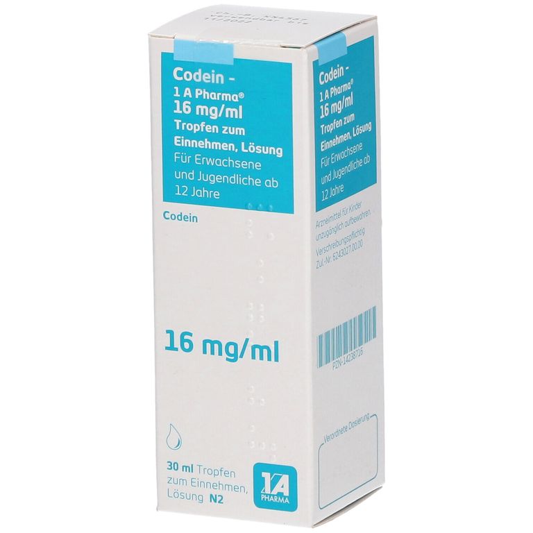 Codein 1A Pharma® 16Mg/Ml 30 ml mit dem E-Rezept kaufen - Shop Apotheke
