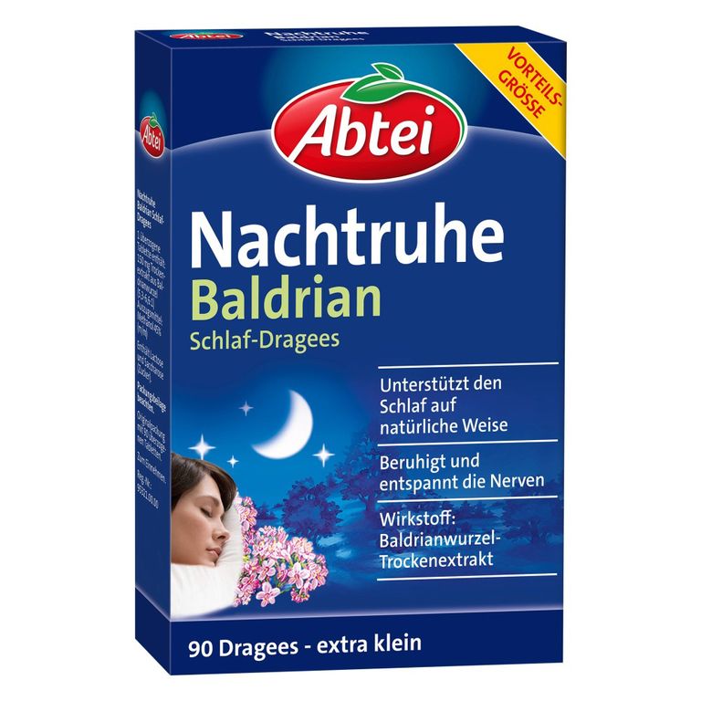 Das Gesunde Plus Nachtruhe Baldrian Einschlaf Dragees N Abtei Nachtruhe Baldrian Schlaf-Dragees N 90 St - Shop Apotheke