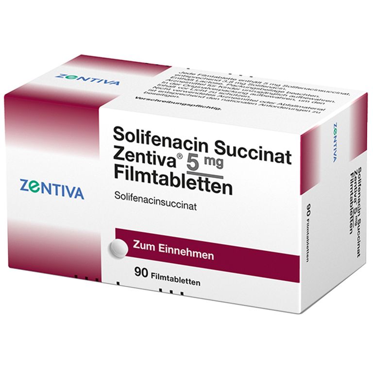 Solifenacin Succinat Zentiva® 5 mg 90 St mit dem E-Rezept kaufen - Shop