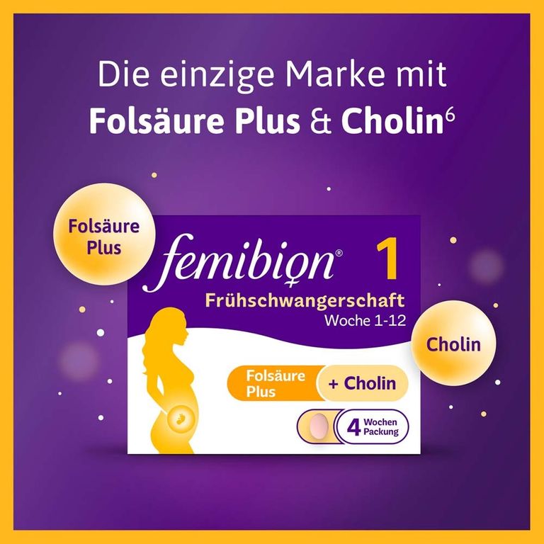 Femibion® 1 Frühschwangerschaft Jetzt 10 mit Code "Fem10" sparen* 56 St Shop Apotheke