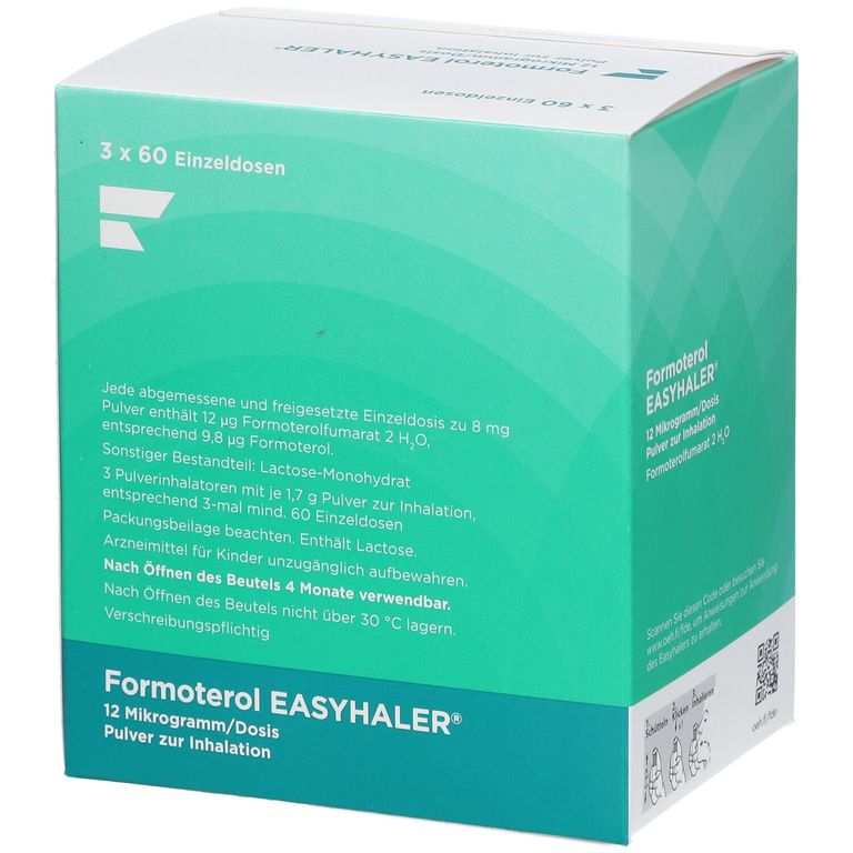 Formoterol Easyhaler 12 µg/Dosis 3 St mit dem E-Rezept kaufen - Shop