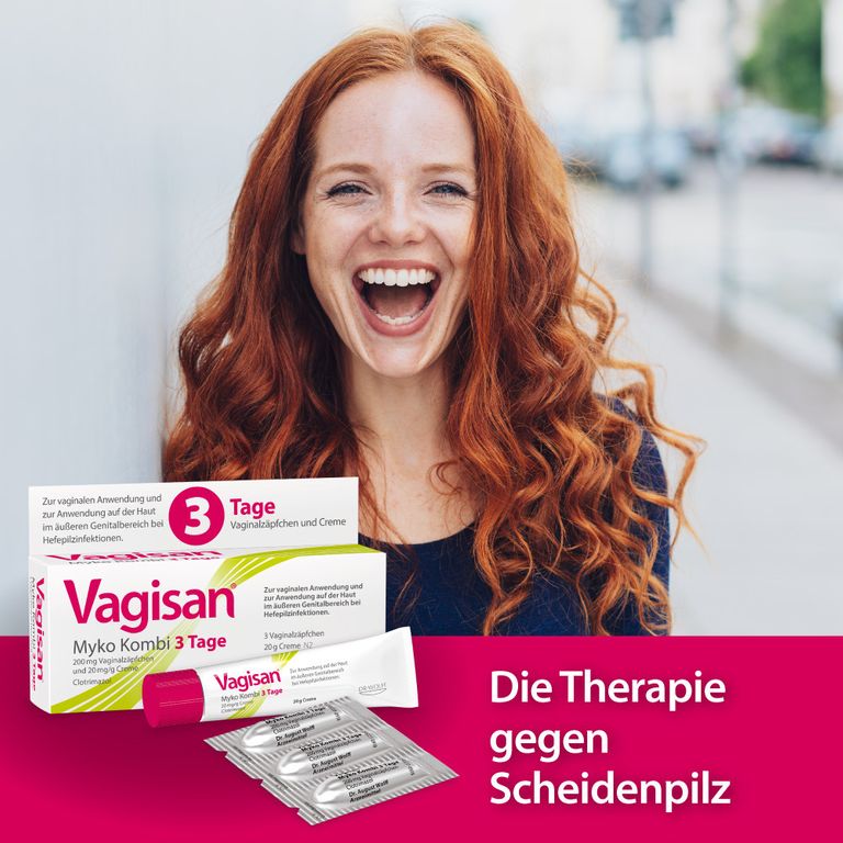 Vagisan Myko Kombi 3 Tage Vaginalzäpfchen Und Creme Zur Behandlung Von Scheidenpilz 1 St Shop 