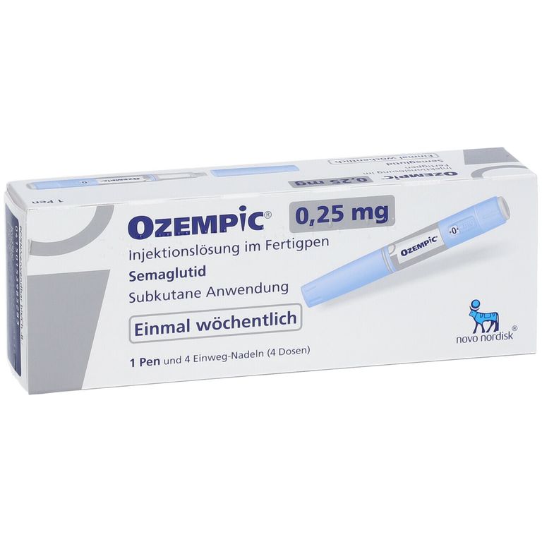 Ozempic® 0,25 Mg 1 St Mit Dem E-Rezept Kaufen - Shop Apotheke