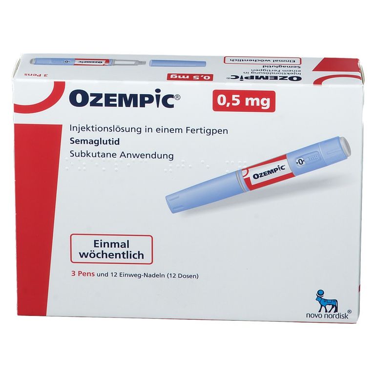 OZEMPIC 0,5 mg Injektionslösung i.e.Fertigpen 1,5 ml 3 St mit dem E