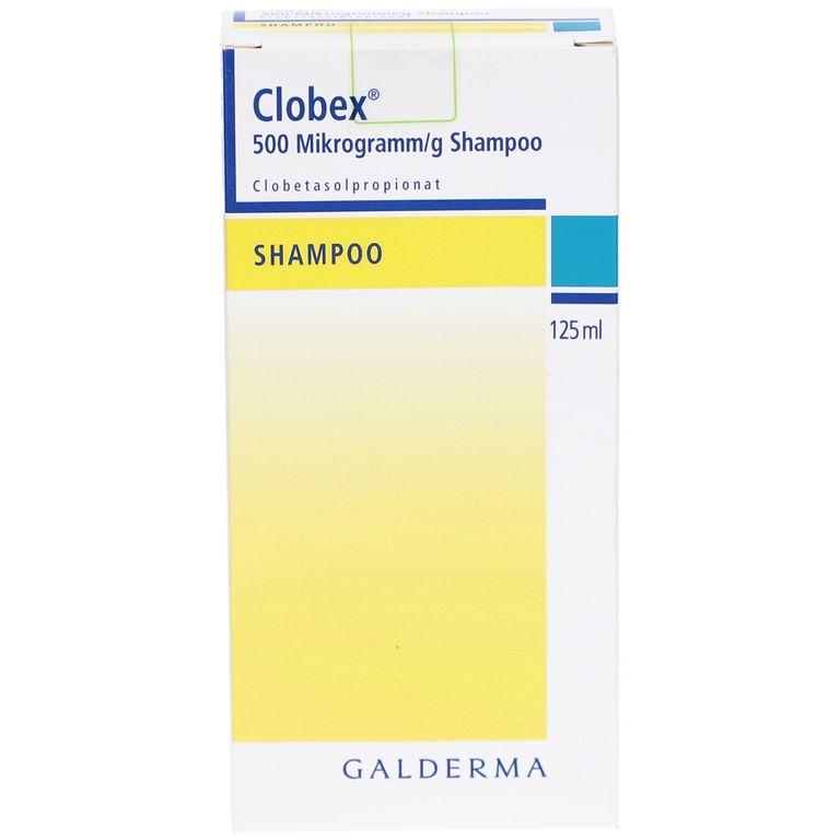 Clobex 500 µg/g Shampoo 125 ml mit dem ERezept kaufen Shop Apotheke