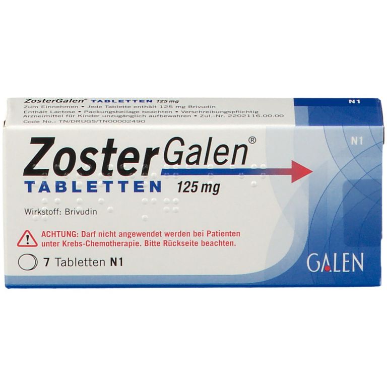 Zostex Zoster Galen® 125 mg 7 St mit dem E-Rezept kaufen - Shop Apotheke
