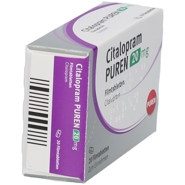 Citalopram Puren 20 Mg 20 St Mit Dem E Rezept Kaufen Shop Apotheke 