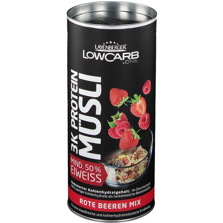 LAYENBERGER® 3K Protein Müsli Rote Beeren Mix 360 g - Shop Apotheke
